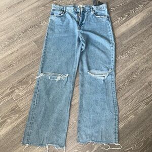 Zara High Waisted Flare jeans